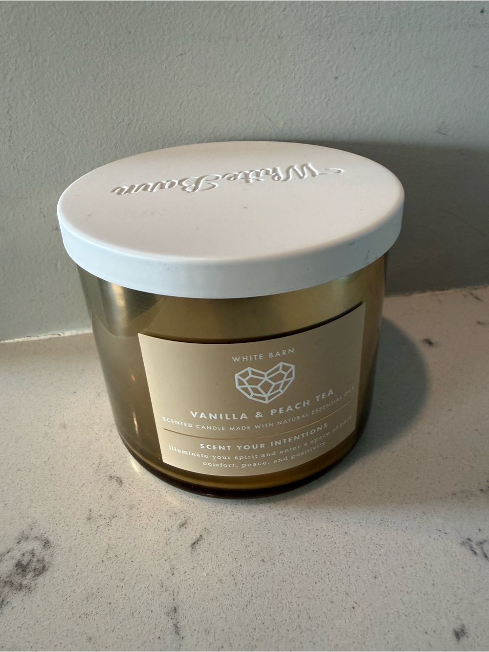 Vanilla & Peach Tea Candle